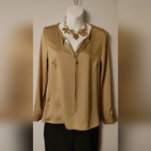 Women's H&M XS blouse Gold